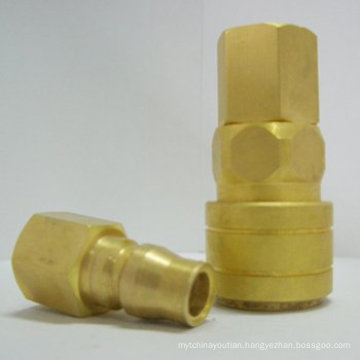 Nitto brass pneumatic quick connect coupling